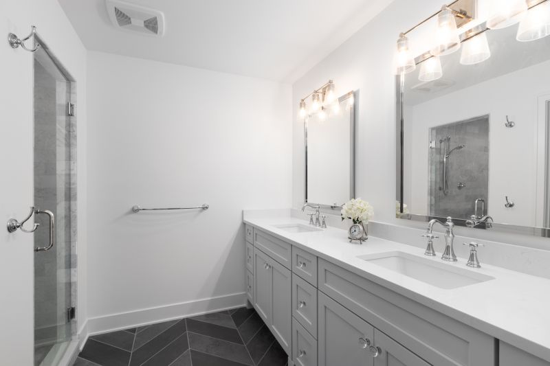 Upscale Bathroom Vanity Area